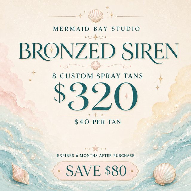 ✨ Bronzed Siren 🤎✨ at Mermaid Bay Studio in Leland, NC